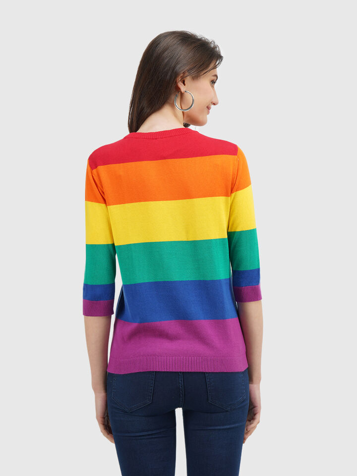 Rainbow Stripe Tricot image number 3